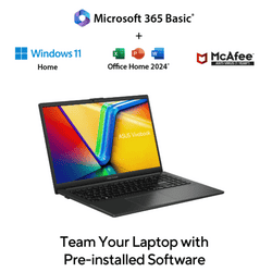 ASUS Vivobook Go 15 Laptop | AMD Ryzen 5 7520U | 16GB | 512GB SSD | E1504FA-BQ2341WS