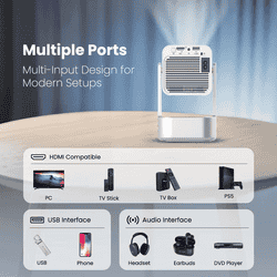 Lapcare Laplay LED Projector with Auto Keystone | LLP-015