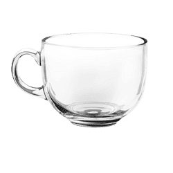 Treo Vigor Elect Glass Tea Mug | Set of 6 | 135 ml  | Transparent