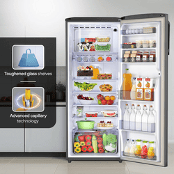 Godrej Direct Cool Single Door Refrigerator | 268L | 3 Star |  RD EMARVEL 290C THI FS ST