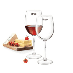 Treo by Milton Exotica Red Wine Glass | Set of 2 | 450 ml | Transparent