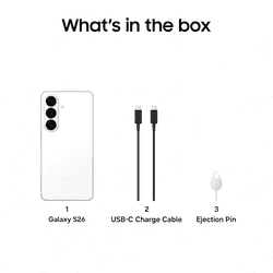 Samsung Galaxy S26 5G | 12GB | 256GB | White