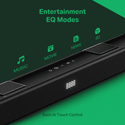 Boat Aavante Octave Plus  Soundbar | 80W Audio | Premium Black