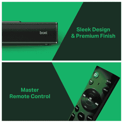 Boat Aavante Octave Plus  Soundbar | 80W Audio | Premium Black