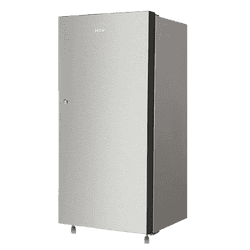 Haier Direct Cool Single Door Refrigerator | 190L | 5 Star | Nickel Steel | HRD-2105BNSA-P