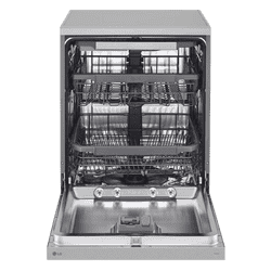 LG Dishwasher | 15 Place Settings | Front Control Panel | Prime Silver