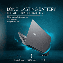 acer Aspire Lite AMD Ryzen 5 7430U Processor Laptop | 8 GB RAM | 512 GB | 15.6 |  Windows 11 Home | Steel Gray