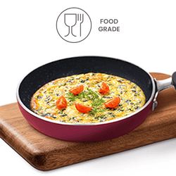Milton Pro cook Granito Non Induction Fry Pan | 18 cm | Bakelite Handle
