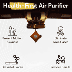 GOODAIR 3.0 Premium Car Air Purifier | Non-electric | Romantic Coffee