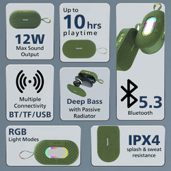 Philips Portable wireless Bluetooth Speaker | Willow Bough | TAS1400GY/94