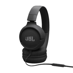 JBL Tune 520 C Wired On Ear Headphones | Black | JBLT520CBLK