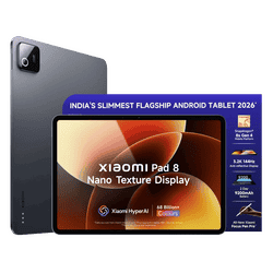 Xiaomi Pad 8 Tablet | Wi Fi Only | Nano Texture Display | With Pen | 12GB | 256GB | Graphite Grey