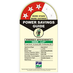 Lloyd Inverter Split AC | 1.5 Ton | 3 Star | White | GLS18I3ASJSR