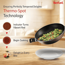 Tefal Day by Day Non-Stick Kadhai with lid | 26 CM