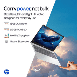 HP 15 Laptop | Intel Core 5-120U | 16GB | 512GB | 15.6 | Windows 11 Home | Silver | 15-FD0682TU