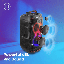 JBL PartyBox Club 120 Bluetooth Party Speaker | 160W | AI Sound Boost | Stereo Channel | Black | JBLPBCLUB120IN