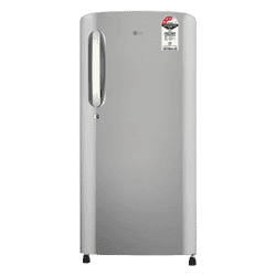 LG Direct Cool Single Door Refrigerator | with Smart Inverter Compressor | 185 Litres | 3 Star | Shiny Steel | 2026 Model | GLD1936YAPZ