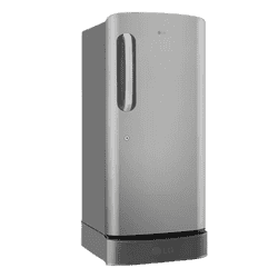 LG Direct Cool Single Door Refrigerator | with Base Stand Drawer | 210L | 5 Star | Smart Inverter Compressor | Shiny Steel | GLD2256ZAPZ