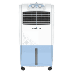 Havells Tuono Personal Air Cooler | 25 Litres | with Dust Filter Net | White Blue