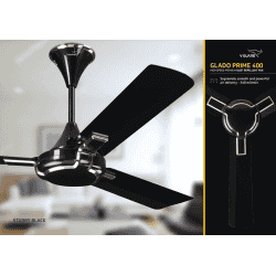 V-Guard Glado 400 1200 mm 3 Blade Ceiling Fan 1200 mm 3 Blade Ceiling Fan | Black
