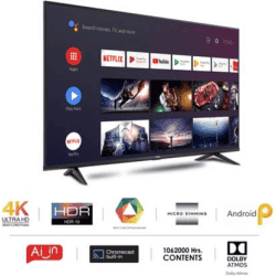 TCL Ultra HD (4K) LED Smart Android TV |139 cm ( 55 inch ) | 55P615