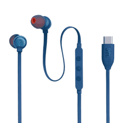 JBL Tune 310 Wired in Ear Type C Earphone | Compatible with USB-C Devices | Blue | JBLT310CBLU
