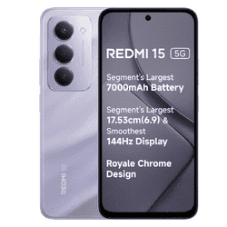 Redmi 15 5G | 8GB | 256GB | Sandy Purple