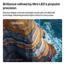 LG QNED Mini LED 4K Ultra HD Smart webOS TV | 140 cm (55 inch) | Black | 2026 model | 55QNED82BXA