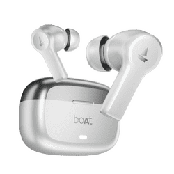 Boat Nirvana Lucid Wireless in Ear Earbuds | Active Noise Cancellation up to 32dB | Zinc White