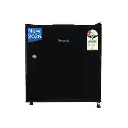 Haier Direct Cool Minibar Single Door Refrigerator | 50 L | 2 Star | Black | HRD-752KSA