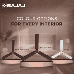 Bajaj Classico Sleek BLDC Ceiling Fan | 1200MM | 5 Star | High Energy Density Motor | Red Walnut