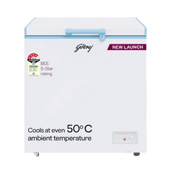 Godrej Single Door Convertible Deep Freezer | 207 L | 4 Star | White | DH ESNCH 225D 1HCNP RW