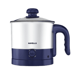 Havells Steamor Multicook Kettle | 1.2 L | Food Grade Body with Cool Touch Handle | Multicolor