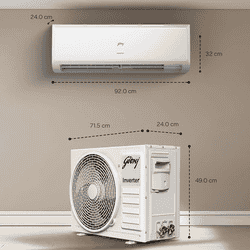 Godrej Inverter Split AC 2026 | 1.5 Ton | 3 Star | 1.5T TR HIC 18Q3TH WA SPLIT
