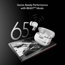 Boat Airdopes Ultra Pro Bluetooth Earbuds with mic | TWS Wireless Earphones | Zinc White