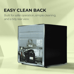 Haier Direct Cool Minibar Single Door Refrigerator | 50 L | 2 Star | Black | HRD-752KSA