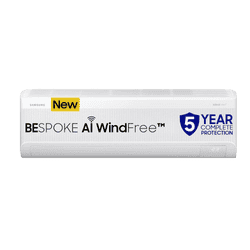 Samsung Bespoke AI WindFree Inverter Smart Split AC | 1.5 Ton | 3 Star | Digital Inverter | White | 2026 Model | AR60H18D1PWNNA