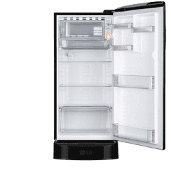 LG Single Door Direct Cool Refrigerator with Base Stand Drawer | 185 L | 5 Star | Emerald Lotus | GLD1956ZAEL