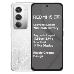 Redmi 15 5G | 8GB | 256GB | Frosted White