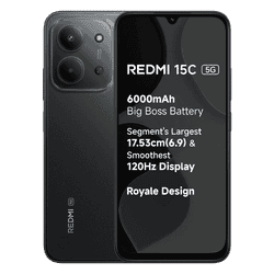 Redmi 15C 5G | 4 GB | 128GB | Midnight Black | NM