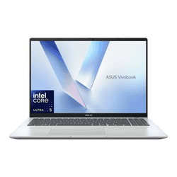 ASUS Vivobook 16 Light Weight Laptop | Intel Core Ultra 5 225H | 16GB | 512GB | Windows 11 Home | Cool Silver | X1607CA-MB142WS
