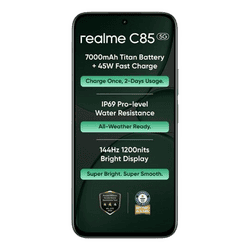 Realme C85 5G  | 4 GB | 128 GB | Peacock Green | NM