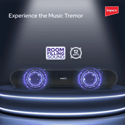 Impex Portable M1012 MusikBar M1012 | Portable Bluetooth Soundbar with LED Light Function | Black