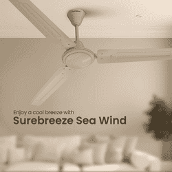 Crompton Surebreeze Sea Wind Ceiling Fan | Multicolour