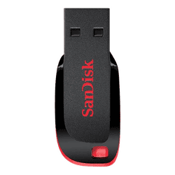 SanDisk Cruzer Blade Flash Drive | Pen Drive | 64GB | Red & Black