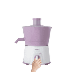 Philips Juicer Mixer Grinder | 600 W | White and Lilac | HL7581/00