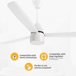Atomberg Renesa Prime  BLDC Ceiling Fan with Remote | 1200mm | 5 Star | Gloss White