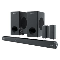 Zebronics Juke BAR 9552 Bluetooth Soundbar with Dual Wireless Subwoofer | 625 Watts | Black