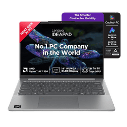 Lenovo IdeaPad Slim 5 Laptop | AMD Ryzen AI 7 350 | 24GB | 1TB | Luna Grey | 83HX009DIN