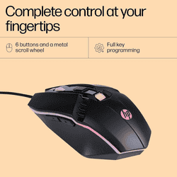 HP USB Wired Gaming Mouse | Black | M270